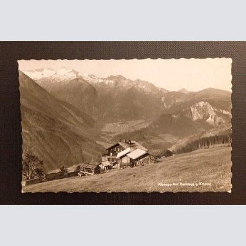 Ansichtskarte Alpengasthof Rechtegg G.Krimml 650238 Ga E