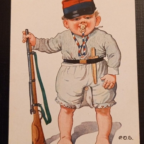 Ansichtskarte Militaria IWK Allons Enfants De La Partie Ga