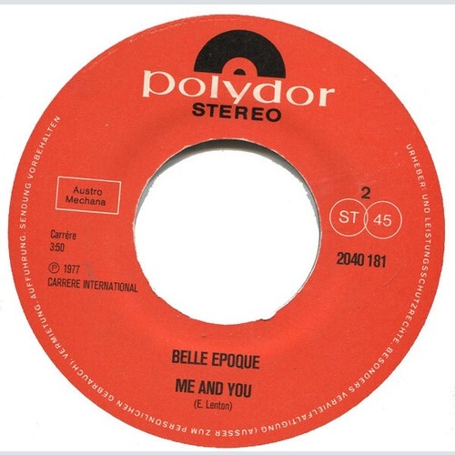 Belle Epoque - Black Is Black (7", Single)