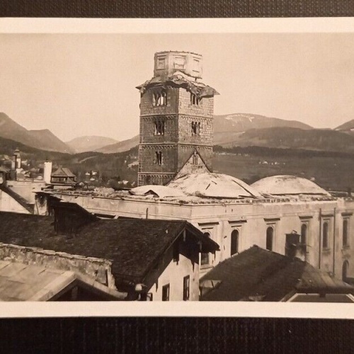 AK Hallein Zerstörtes Gebäude 650222 Ga E