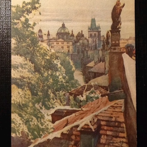 Prag Na Karlove Moste 704 H Gr