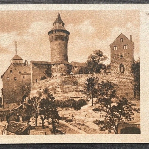 Nürnberg Burg Schloss Festung Turm Berg Bayern Deutschland 402687 TH C