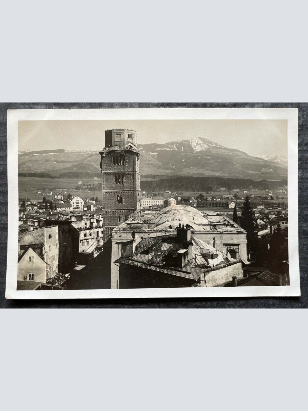 Hallein Brand Augustinerkloster 1943 Turm Stadt Salzburg Österreich 402705 TH