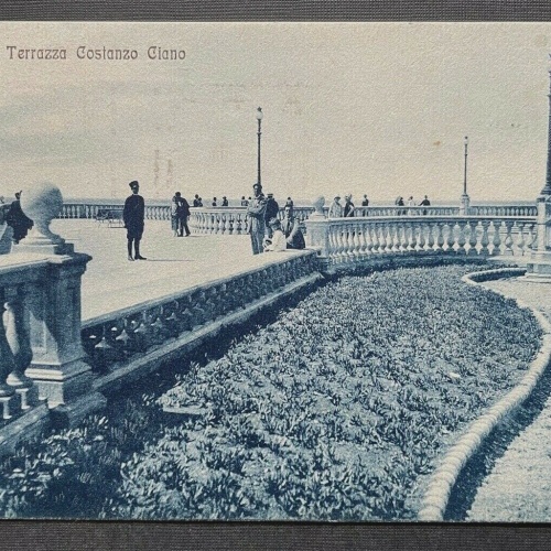 Livorno Terrazza Costanzo Ciano Terrasse Park Toskana Italien 402617 TH C