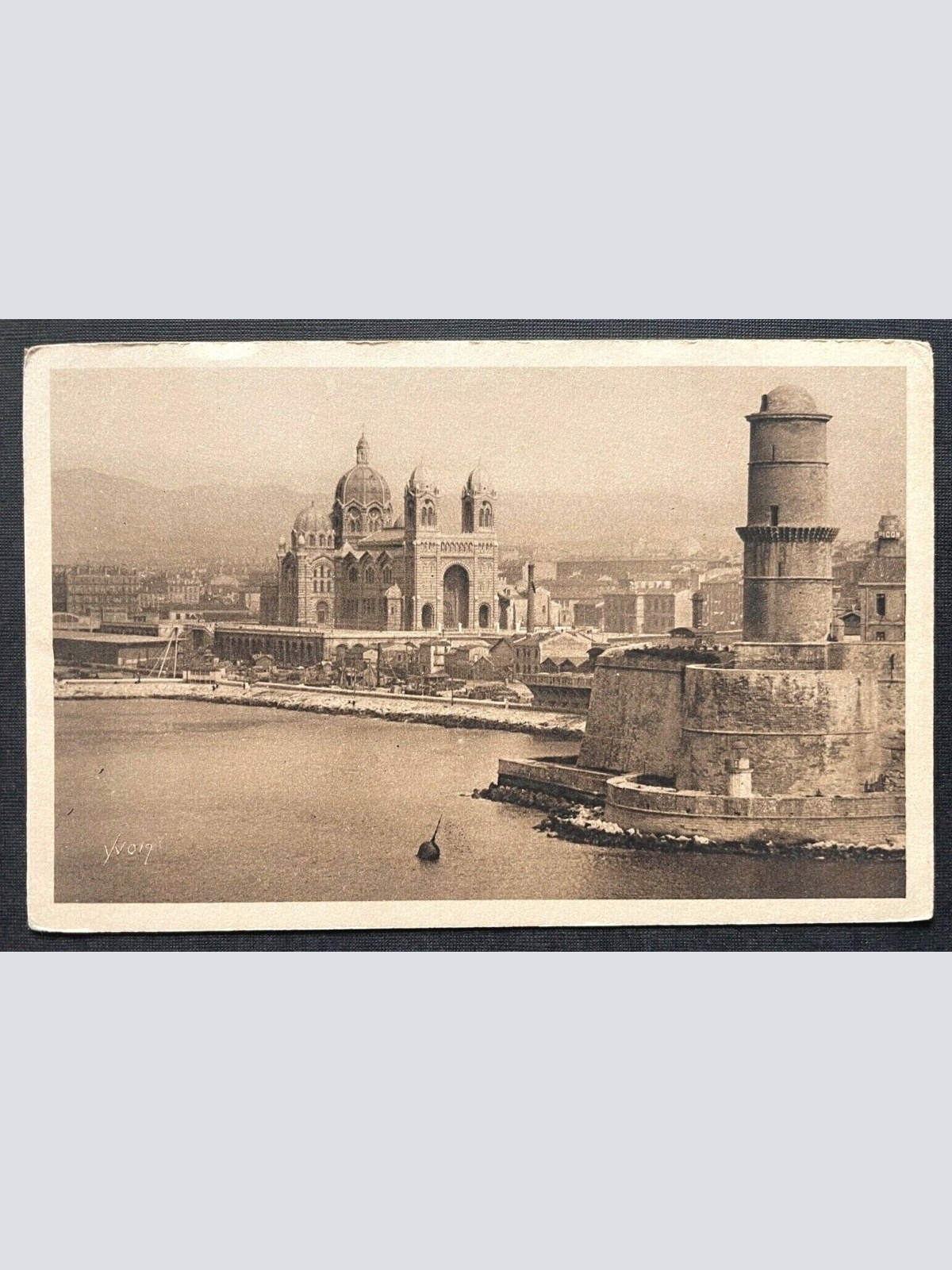 Marseille Rhone Fluss Mündung Fort Saint-Jean Kathedrale Frankreich 402643 TH C