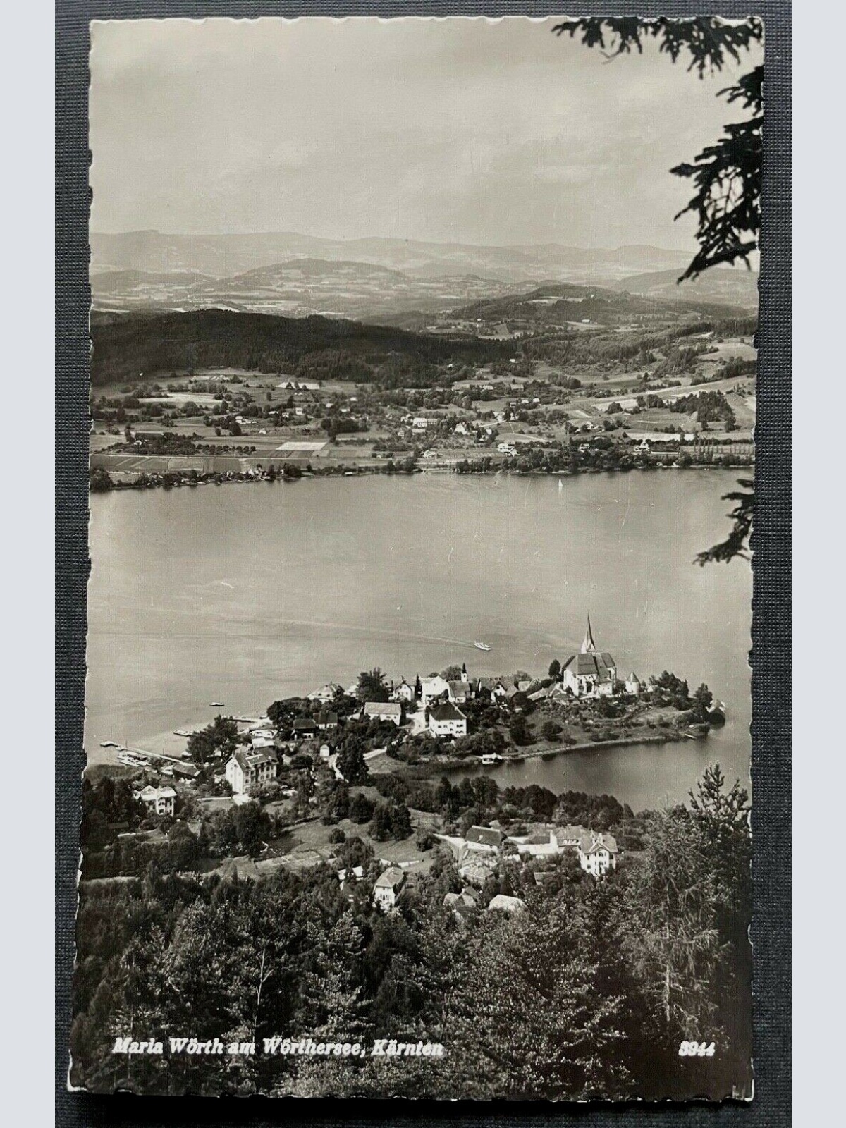 Maria Wörth Wörthersee Ort Kirche Gebäude Berg Kärnten Österreich 402626 TH C