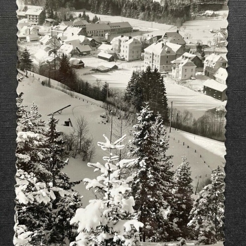 Mitterbach Zellerhoten Ortschaft Berg Gebirge Winter Schnee Österreich 402634 C