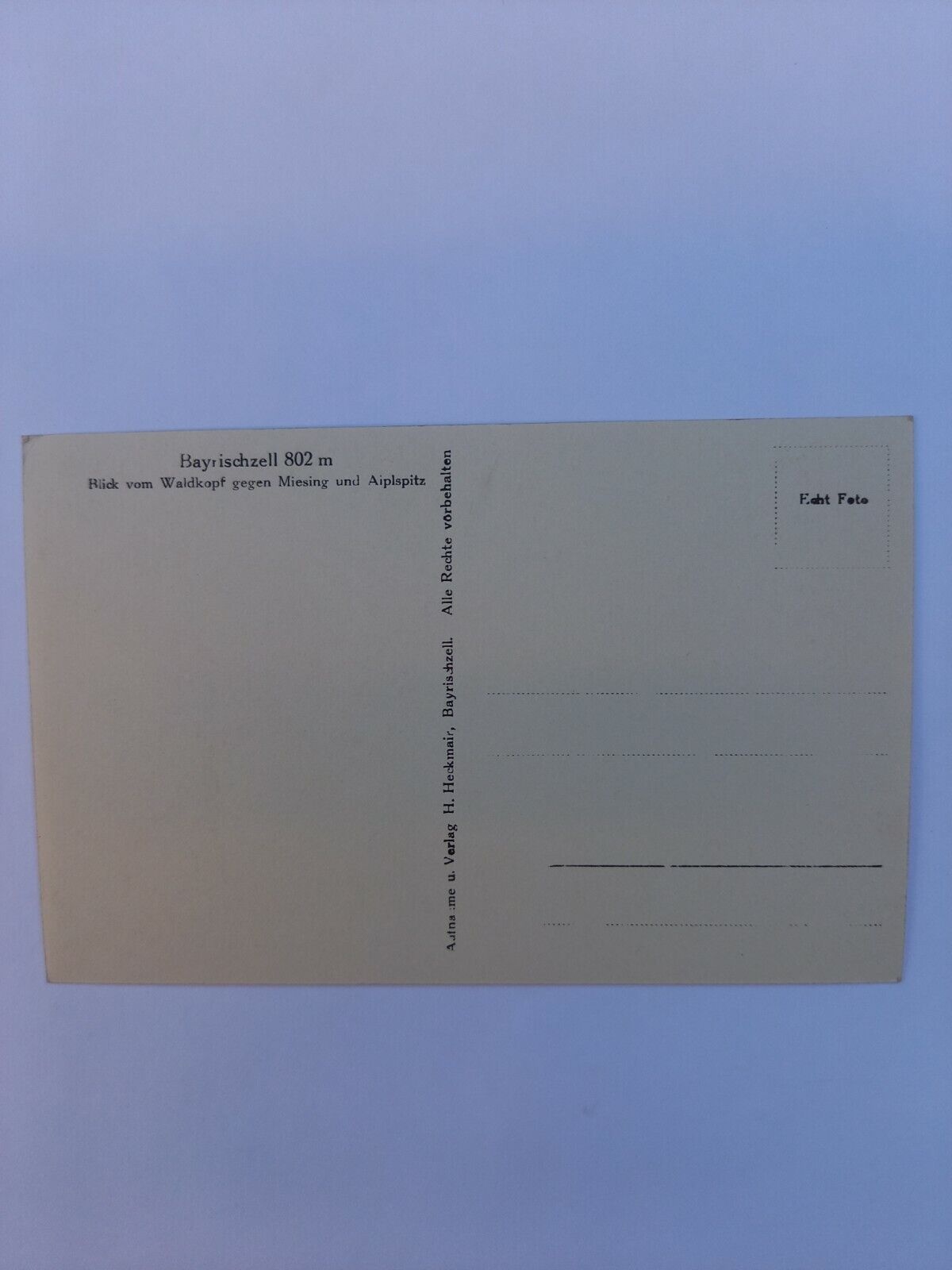 Bayrischzell 30183 GR