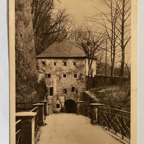 Salzburg Sperrbogen Festung Hohensalzburg Tor Burg Stadt Österreich 8463 K TH