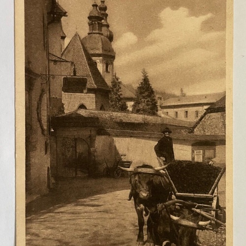 Salzburg Festungsgasse Festung Hohensalzburg Wagen Stadt Österreich 8469 K TH