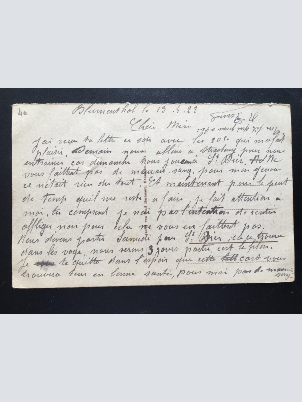 Baden-Baden - Von der Oberschule gesehen - Stadtansicht 180175 TH