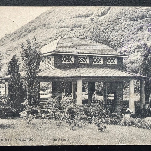 Kalium-Solbad Kreuznach Inselquelle Park Rheinland-Pfalz Deutschland 600195A D