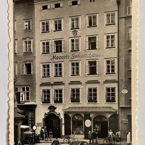 Salzburg Mozart Geburtshaus Stadt Getreidegasse Gebäude Österreich 16540 K TH