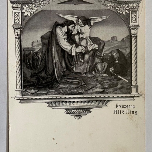 Kreuzgang Altötting Kirche Jesus Engel Bayern Deutschland 165441 K TH