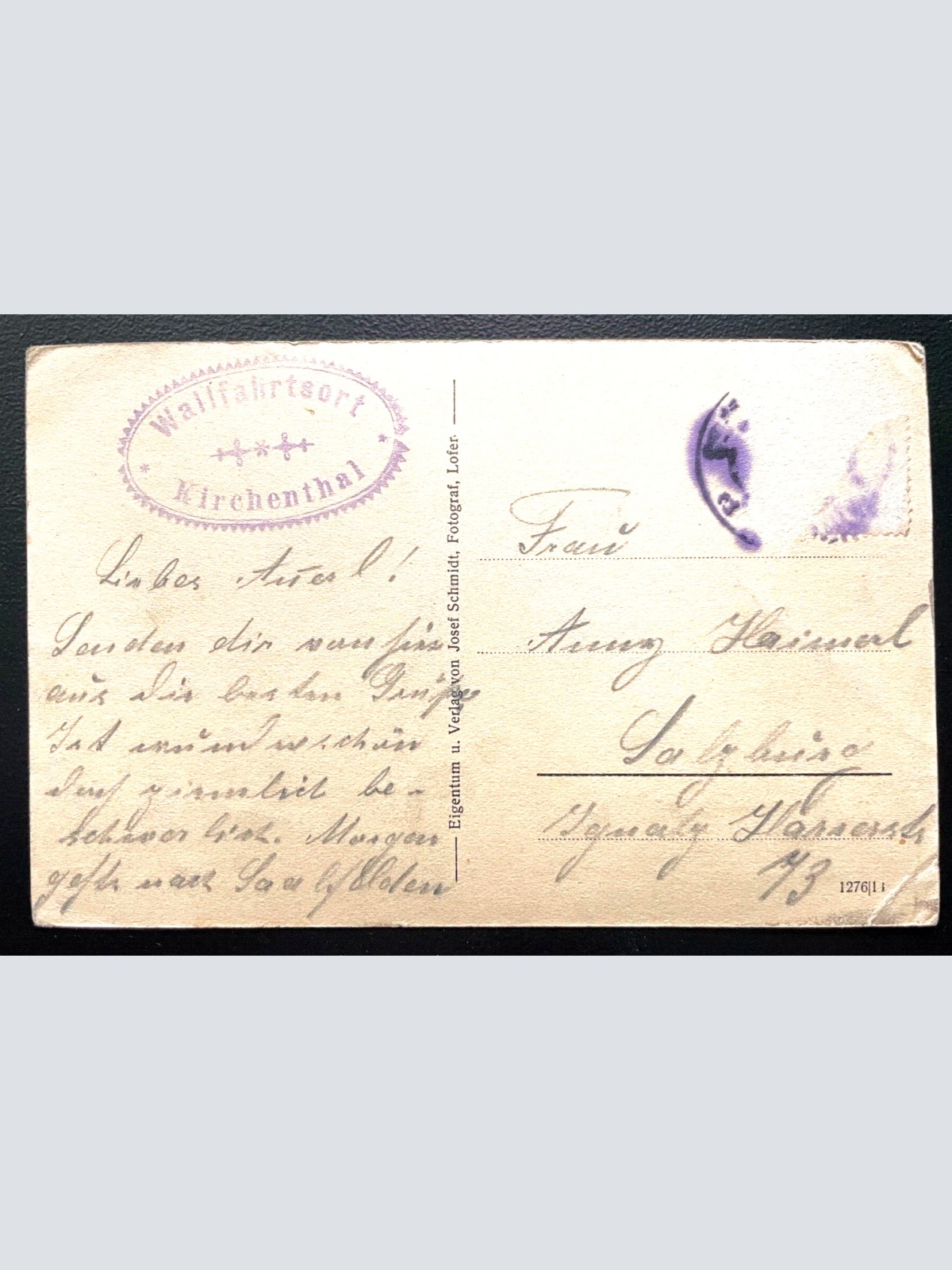 Kirchental St. Martin Wallfahrtskirche Berg Lofer Salzburg Österreich 600156A D