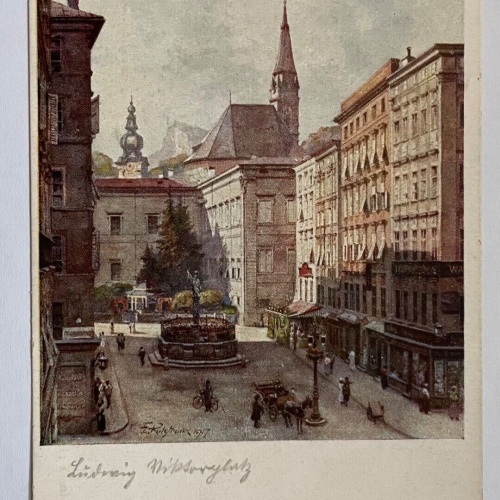 Salzburg Ludwig Viktorplatz Alter Markt Stadt Brunnen Österreich 650100 K TH