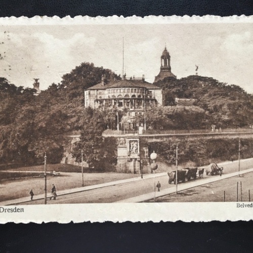 Dresden - Belvedere - Schloss - Pferdewagen Brücke 180159 TH