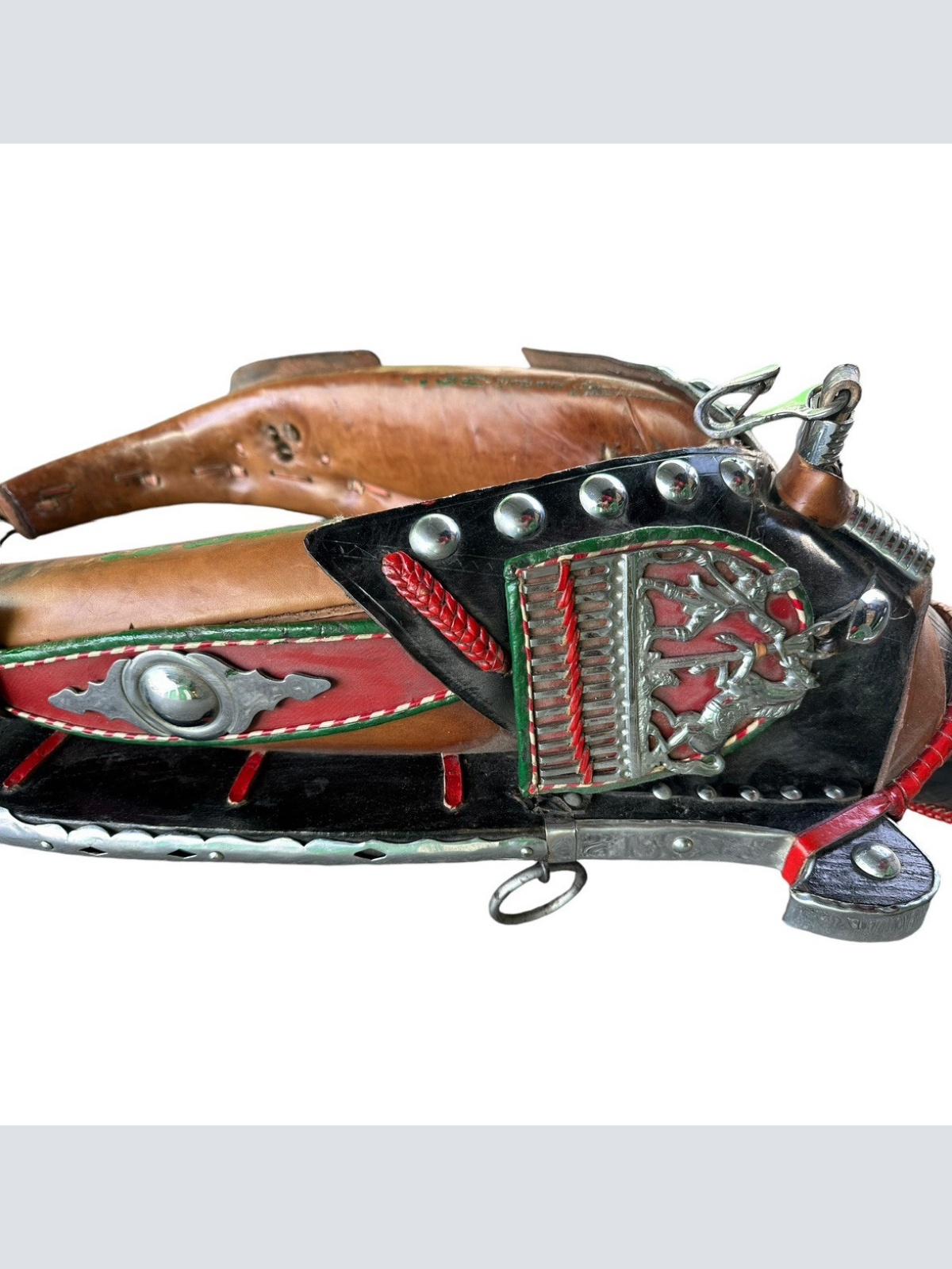 Kummetgeschirr Pferdegeschirr Kummet Pferd Zaumzeug Kutsche Wagen 85x55 cm