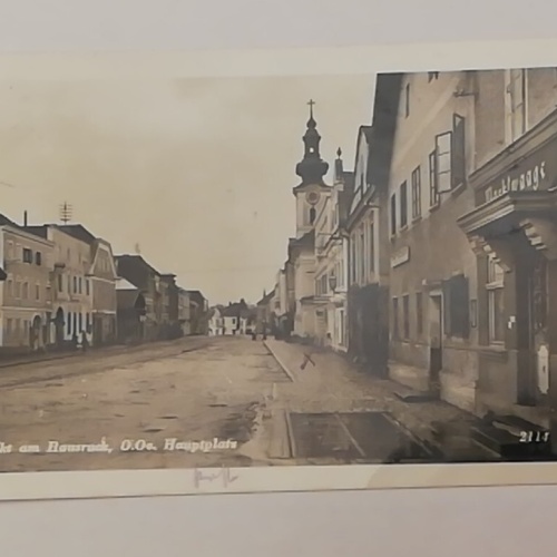 Oberösterreich Neumarkt Hausruck Hauptplatz Kirche Marktwaage  600697A ShOÖ