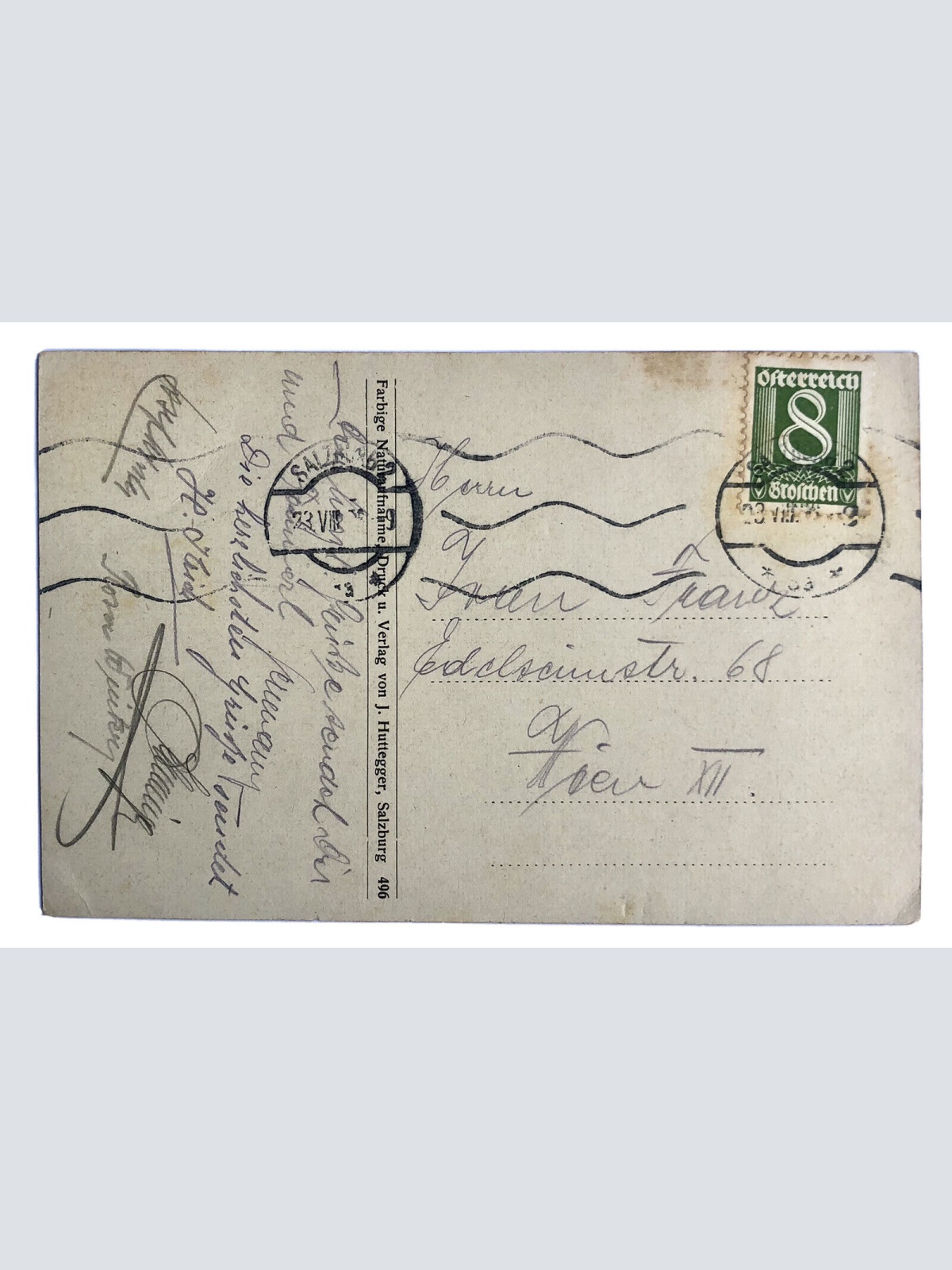 Salzburg vom Kapuzinerberg aus.