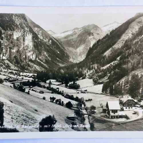 Kötschachtal bei Hofgastein mit Hotel Grüner Baum