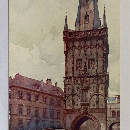 Prag Praha Prager Pulverturm Prašná Brána Tor Turm Stadt Tschechien 20065 K TH