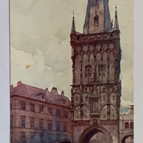 Prag Praha Prager Pulverturm Prašná Brána Tor Turm Stadt Tschechien 711 K TH