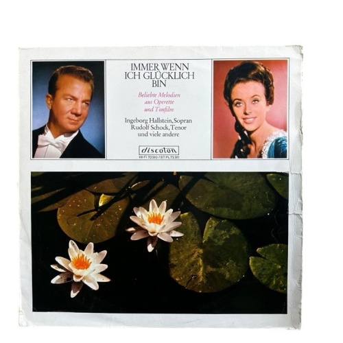 Immer wenn ich glücklich bin : beliebte Melodien aus Operette u. Tonfilm Hallste