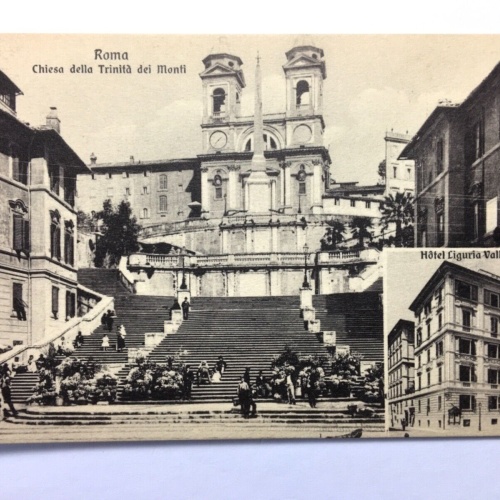 Rom Roma - Chiesa della/Kirche Trinita dei Monti - Hotel Vallini 50053 TH