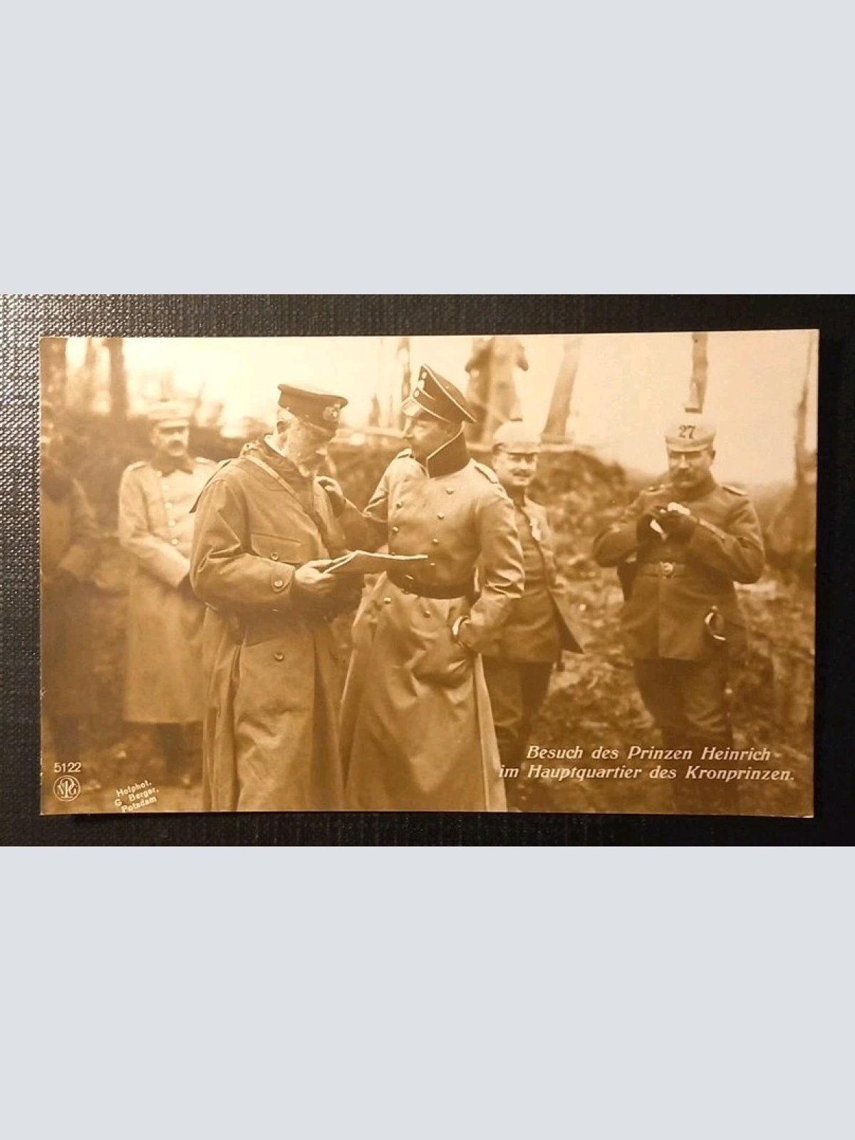 Besuch Des Prinzen Heinrich Im Hauptquartier Des Kronprinzen 410463 H Gr