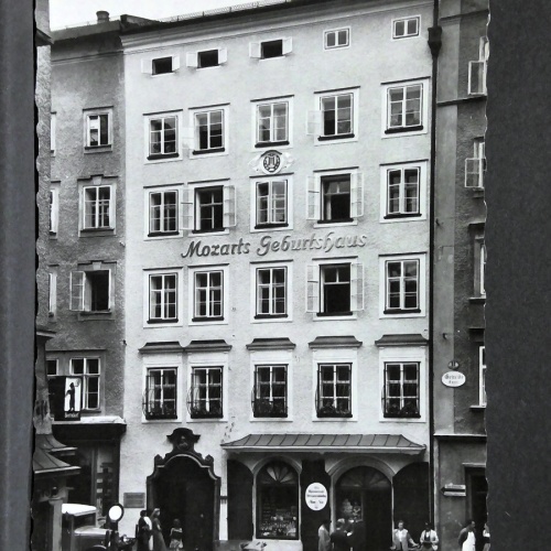 Mozart Geburtshaus Photographie Salzburg JW165599
