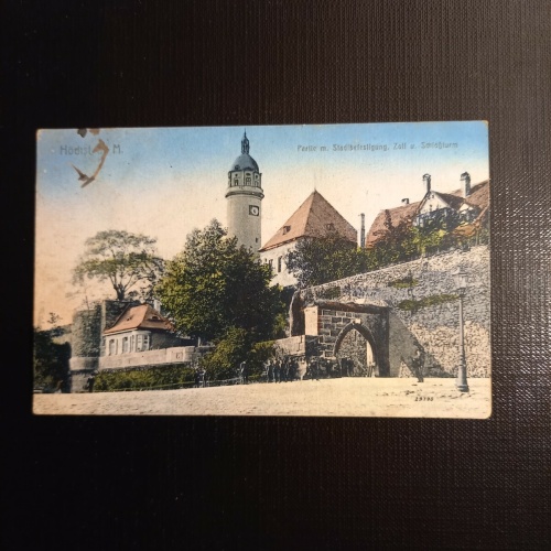 Höchst a.M. Stadtbefestigung Zoll u.Schloßturm 410584 gr D
