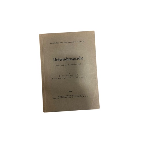 9061 Matthias Partick UNTERRICHTSSPRACHE (DEUTSCH FÜR DIE OBERSTUFE). I. SPRACH