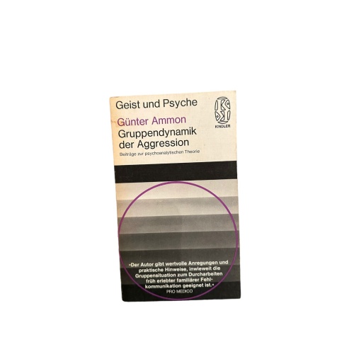 7076 Ammon GRUPPENDYNAMIK DER AGGRESSION: BEITRÄGE Z. PSYCHOANALYT. THEORIE