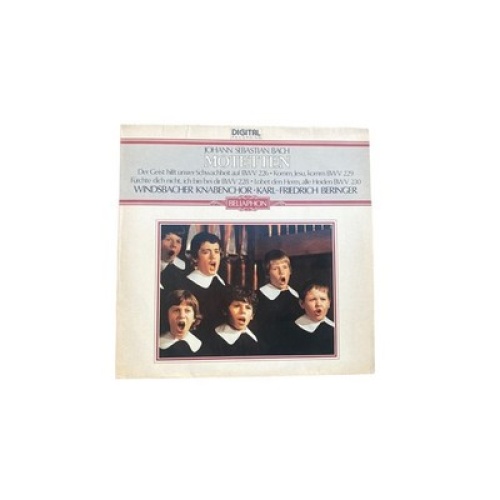 4088 Johann Sebastian Bach MOTETTEN WINDSBACHER KNABENCHOR VINYL HÖRBUCH