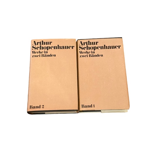 2586 Schopenhauer: WERKE IN ZWEI BÄNDEN, BAND 1 UND 2 HC 2 Bde