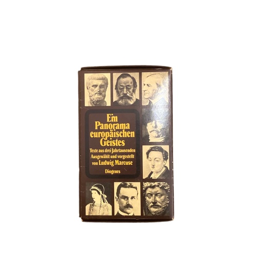 4332 Marcuse EIN PANORAMA EUROPÄISCHEN GEISTES TEXTE AUS 3 JAHRTAUSENDEN 3 Bde
