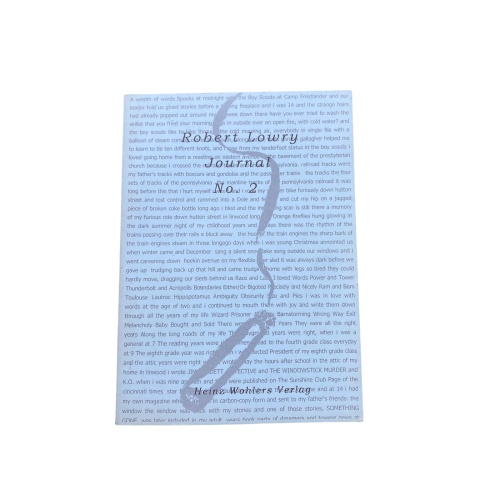 Robert Lowry JOURNAL NO. 2 edited by Heinz Wohlers 2003 +Abb