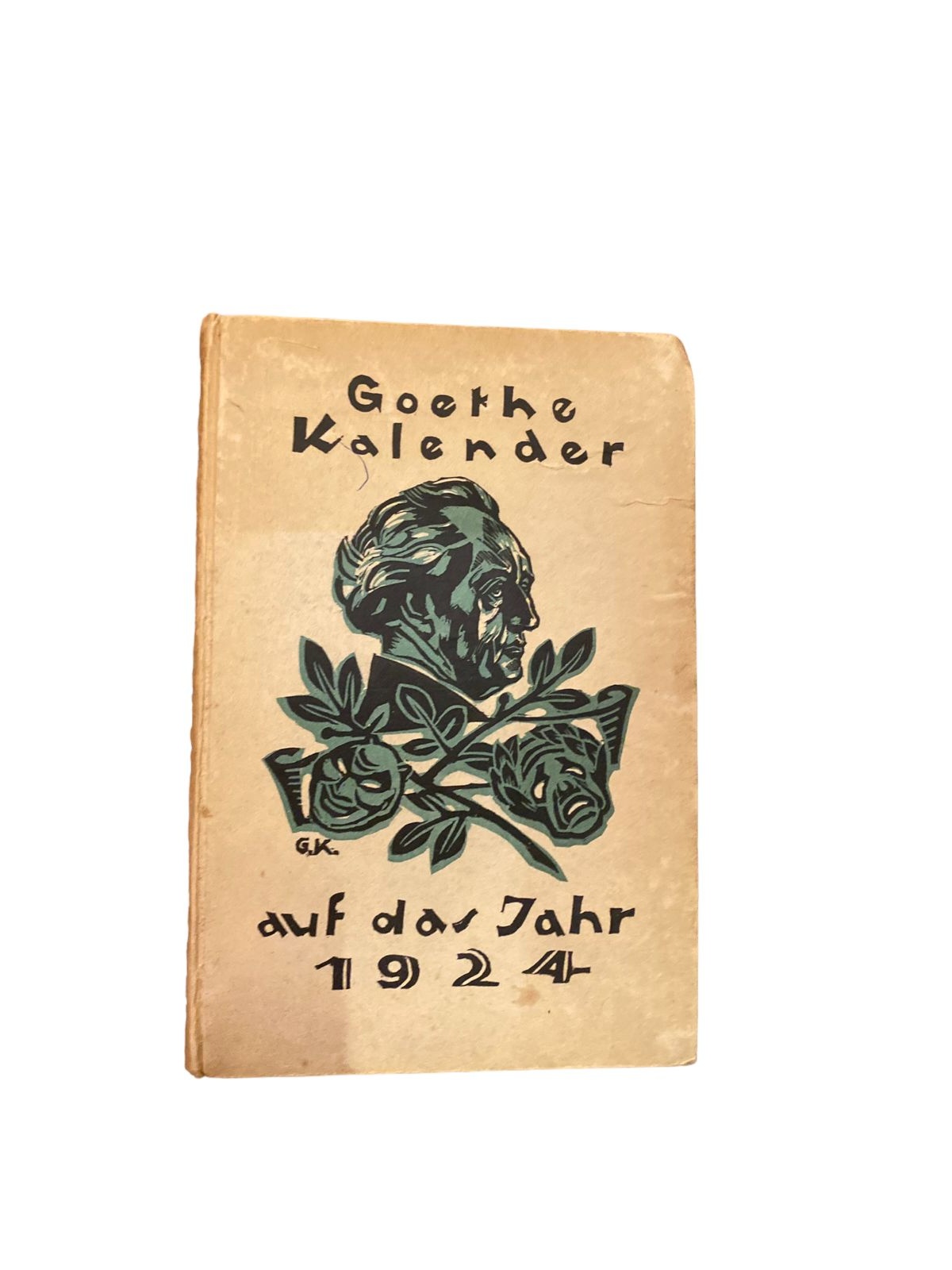 6268 GOETHE-KALENDER: AUF DAS JAHR 1924. HC +Abb Dieterich'sche
