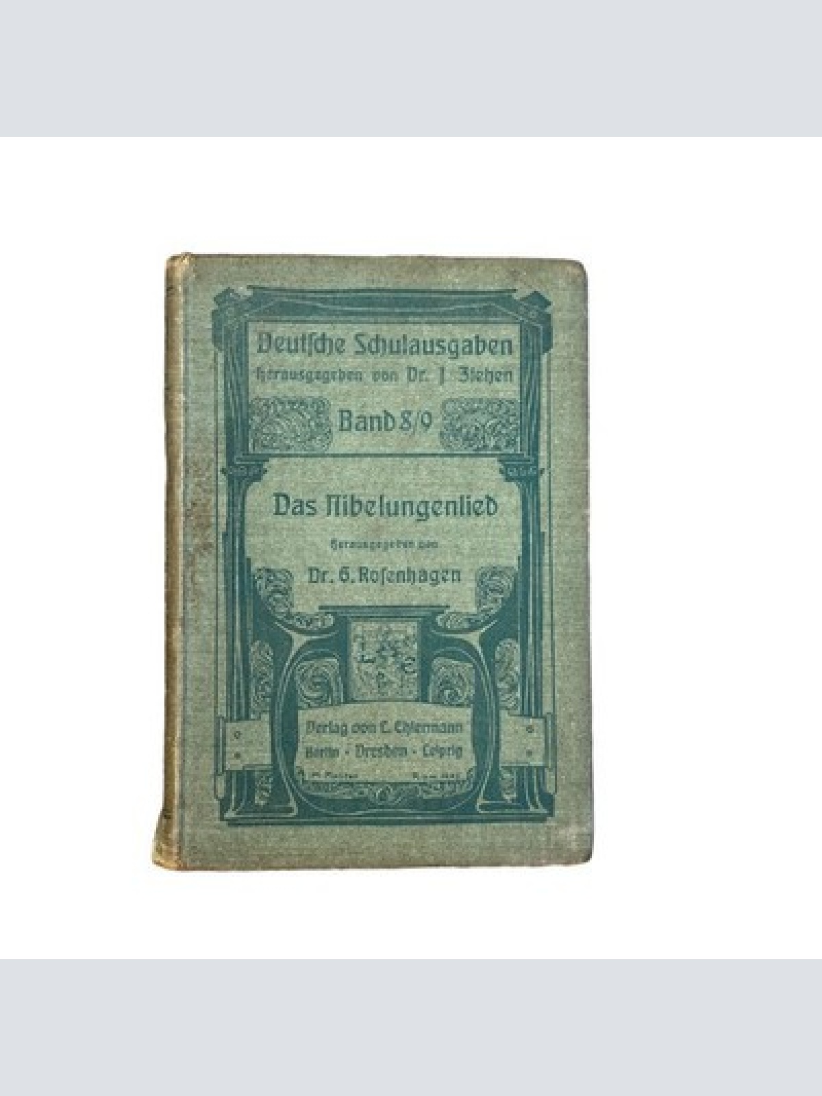4834 G. Rosenhagen DAS NIBELUNGENLIED (DEUTSCHE SCHULAUSGABEN) HC