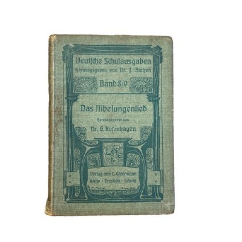 4834 G. Rosenhagen DAS NIBELUNGENLIED (DEUTSCHE SCHULAUSGABEN) HC